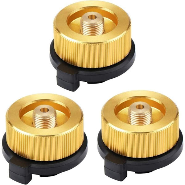 Udendørs gasforbindelse til komfur, campinggasflaske-adapter, gasomdannelseshoved-adapter, dyseforbindelse, gasovnsventil-adapter