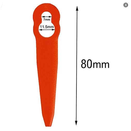 20 plastblad för STIHL FSA 45 sladdlös grästrimmer