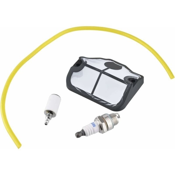 Ilmansuodatin, polttoaineletku ja sytytystulppa Husqvarna 36 41 136 LE 141 LE 137 E 142 E -moottorisahoihin--