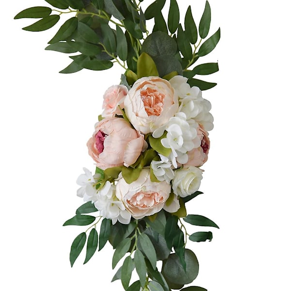2 st konstgjorda blommor bröllop välkomstkort dekoration bröllopsbåge bröllopsbakgrund