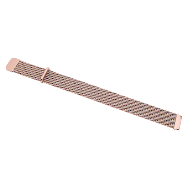 20 mm metallnettarmbånd i rustfritt stål med hurtigutløsing, universalt armbånd for Galaxy Watch, Vivoactive HR, Amazfit GTS 2 Mini, roségull