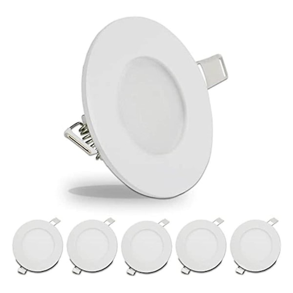 4-pack LED Downlights 3W LED Taklampa Infälld