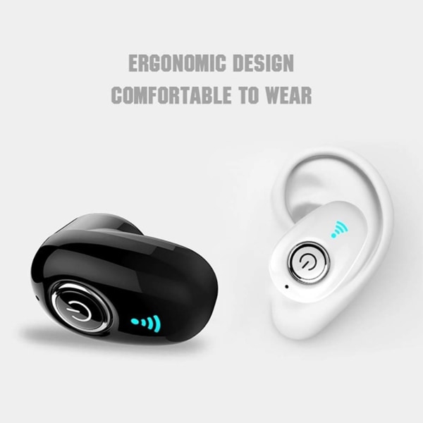 Mini In Ear Bluetooth 4.1 Stereo Bluetooth Headset Hörlurar Osynlig trådlös Sport Handsfree hörlur