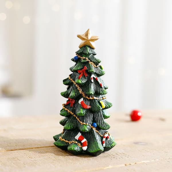 Nya julgransprydnader, miniharts julklappar, dekorationer, skrivbordsdekorationer large