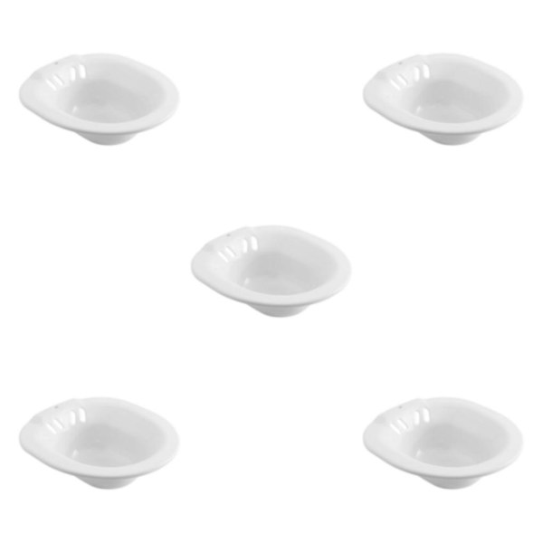 1/5 Toalettsete Bidé Håndvask Personlig Vask Hvit White 5PCS