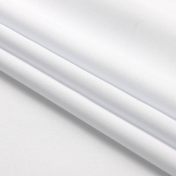 Rund duk av kvalitetsmaterial 140cm 55 White