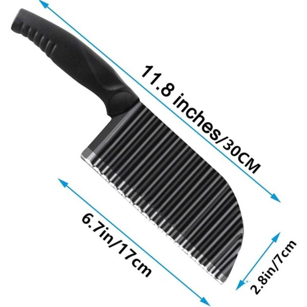 Aaltoveitsi, Perunankuorimaveitsi, Monipuolinen Vihannessuikaleveitsi, Uurreveitsi, Crinkle Cutter, Peruna, Salaatti