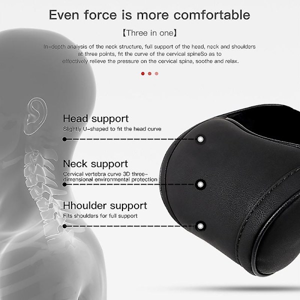 Nahkainen Auton Niskatuki Tesla Model 3 X S Y 2022 Vyötärötyyny Matka Niskatyynyt Tesla Model Y 2023 Auton Sisustustarvikkeet black headrest