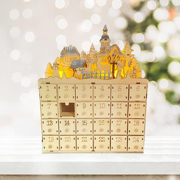 Juletrær Adventskalender Colourful