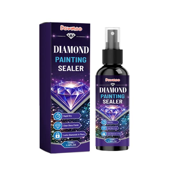 Diamantmålningsförseglare 100 ml, snabbtorkande limfinish, permanent skyddslim för diamantkonst