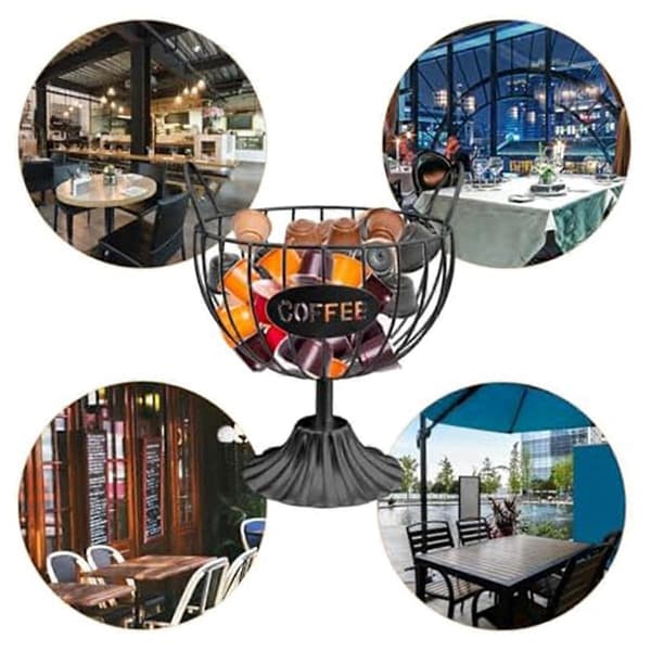 Kaffekapselholder til kopper, Kaffekapselholder Sort