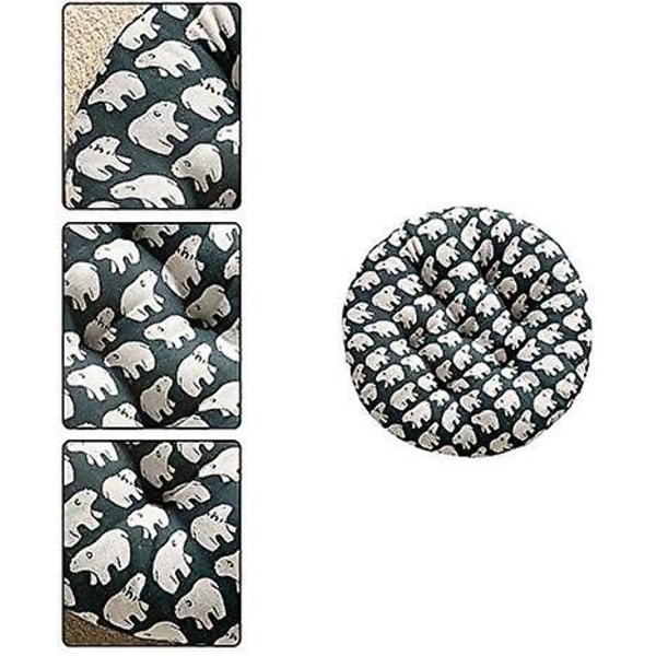 Rund Stolsdyna Kudde För Hemmakontor Trädgård Dekorativ Kudde För Uteplats Tatami Sittplats Inomhus Utomhus 40*40cm