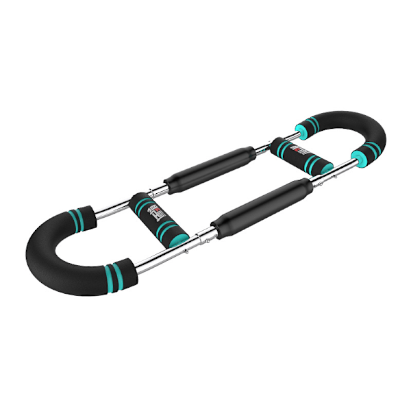 U-muotoinen Power Twister -käsivarsiharjoittelulaite. Säädettävä rintalihasten vahvistaja (29-45 kg). Treenaa hauislihaksia, ojentajia, hartioita, selkää, kyynärvartta ja sisäreisiä