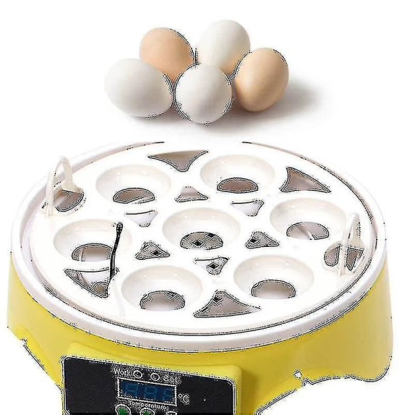 Automatisk Fjerkræ Æg Inkubator, 7 Æg, Temperaturkontrol - Z-HG{GKS}