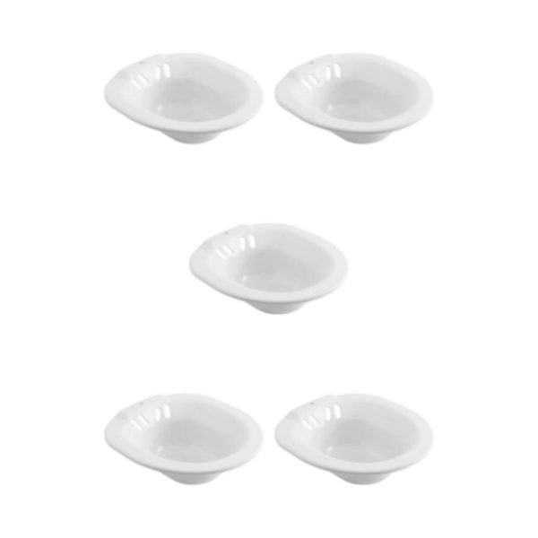 1/5 Toalettsete Bidé Håndvask Personlig Vask Hvit White 5PCS