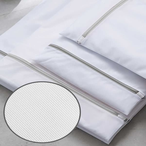 Små fine netposer til vask, lingeri, med lynlås[mo] 6pcs 6pcs