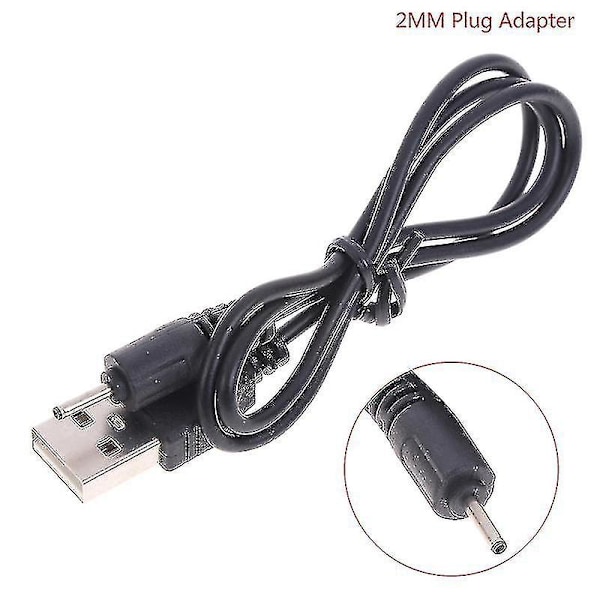2.0mm Kontakt Adapter USB Laddningskabel för Nokia CA-100C Telefon med Liten Stift HFMQV