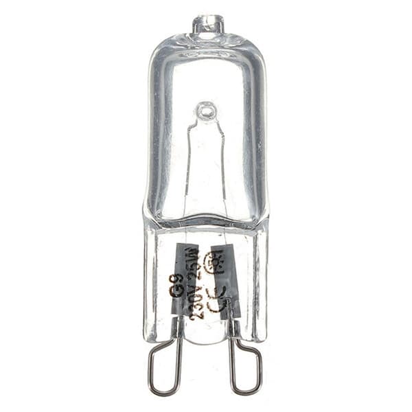 10-pack G9 Halogenlampor 220-240V 25W 40W 60W Varmvitt Ljus Optimal Belysning 40W