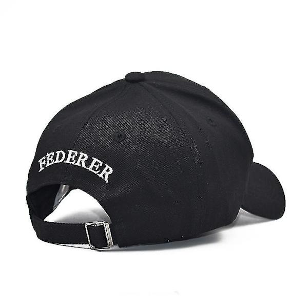 Roger Federer lippis baseball-lippis aurinkohattu Black