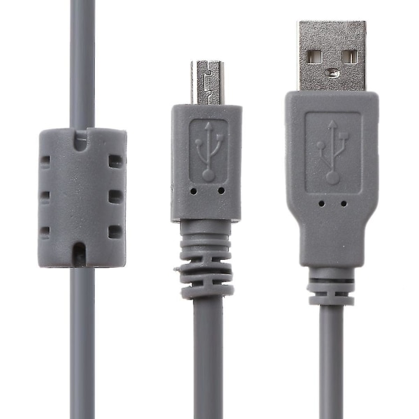 1m USB til Mini 8-pinners USB-ladekabel for Nikon, Canon og Sony digitalkamera