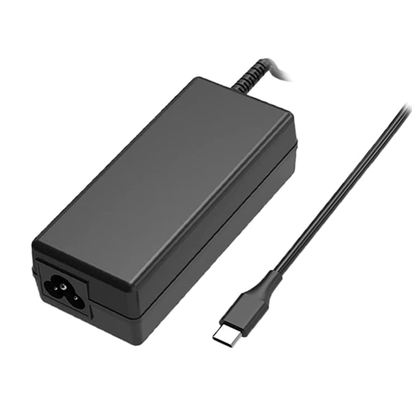 Ny universell 65W USB-C bärbar laddare för Chromebooks, Thinkpads, bärbara datorer, telefoner, PD snabbladdning, Typ-C nätadapter Red