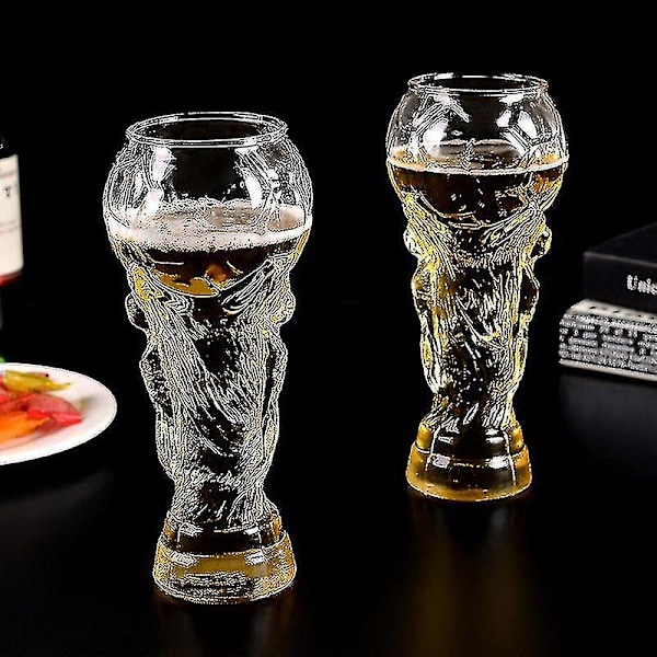 Stor fotbollstrofé-formad ölglas, innovativt ölglas för hemmet, barer och fester