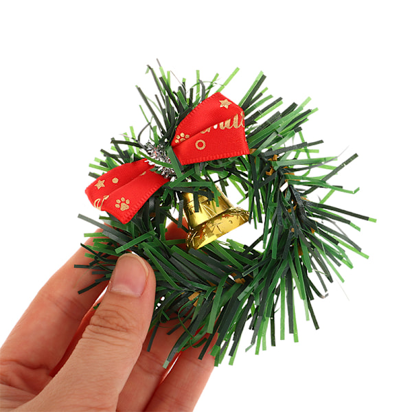 1:12 Dukkehus Miniature Jul Dekoration Garland Juletræ Ornament A A A one size