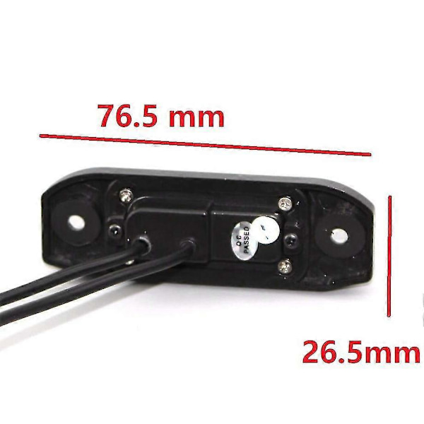 Bil Bakkamera Køretøj Bakkamera Nummerplade Kamera LED Nattesyn Til Volvo S80l /s40l/s80/s40/s60/v60/xc90/xc60/c70/s60l (2