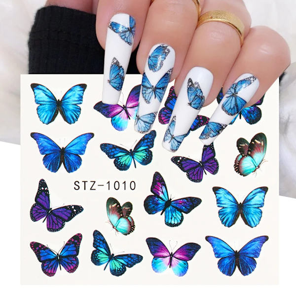 5D Röd Ond Ögonkula Nagelsticker Präglad Halloween Dekoration Blod Spindel Design Centipede Skorpion Manikyr Slider LEB5D-K257 STZ-1010