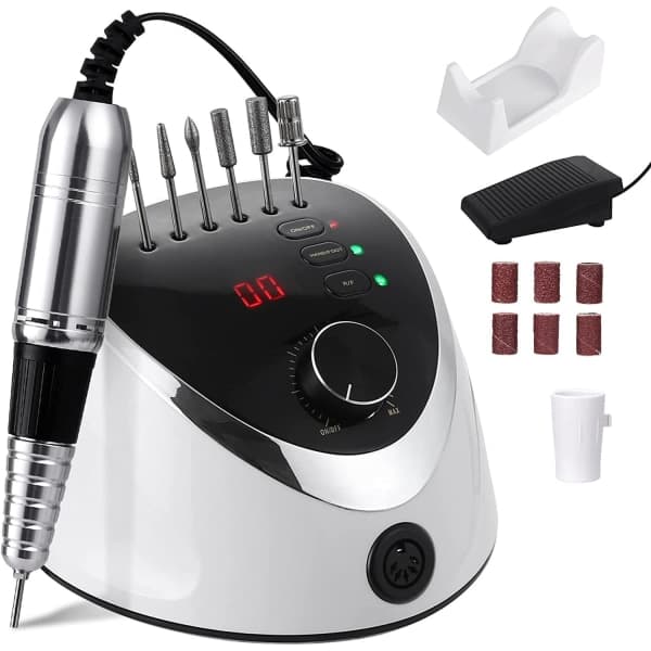Hurtig neglsliper: 6 slipehoder, justerbar multi
