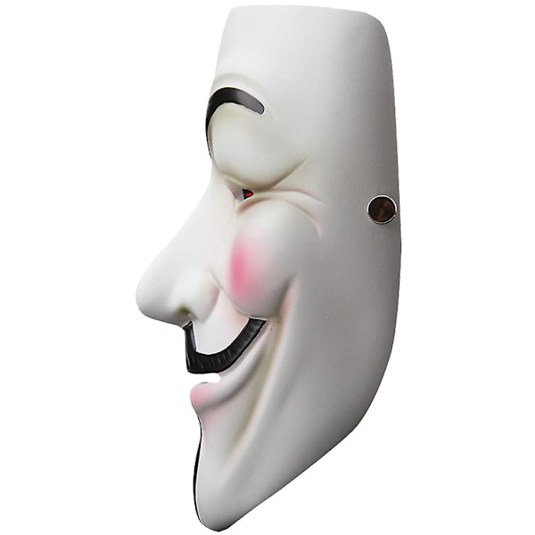 Anonym Guy Fawkes Resin Cosplay Mask Party Kostyme Tilbehør Leke