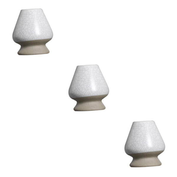 1/2/3 Handgjord Matcha Vispställ Te-ceremoni Teset för Vit med Spricka 6 x 7cm 3S 3Sets White with Crack 6 x 7cm