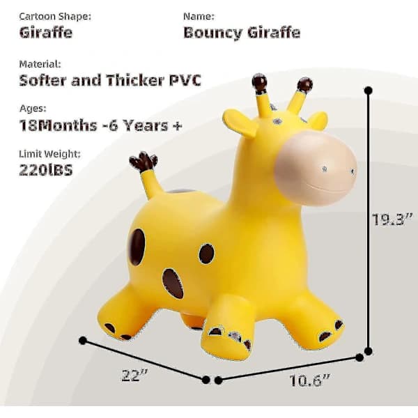 Babe Fairy Giraffe Hopphäst för småbarn - Hopphäst[mo]