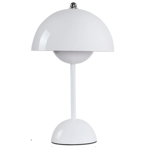 Dæmpbar Trådløs Bordlampe 3-vejs Trådløs Lampe Til Læsning, Natlampe White