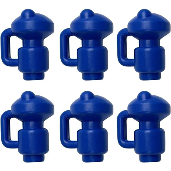 Förpackning med 6 st studsmatta stängseldiameter, studsmatta säkerhetsnät fästen, studsmatta tillbehör, lämplig för stolpar med en diameter på 2,5-2,8 cm