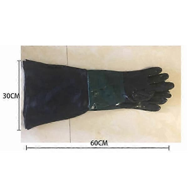 Blæsehandsker Sandblæsningsdele 60 cm med O-ringe til blæsekabiner