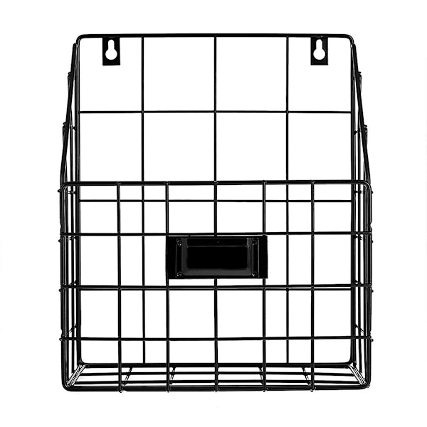 Metallinen postilaatikko - Seinään kiinnitettävä riippuva tiedosto-/asiakirjajärjestäjä - Taloudellinen ja helppo asentaa tarjotin kotitoimistoon ja muuhun (1 tarjotin)