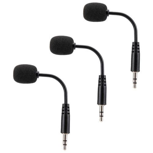 Mini Mikrofon 3,5 mm Jack Fleksibel 3 stk