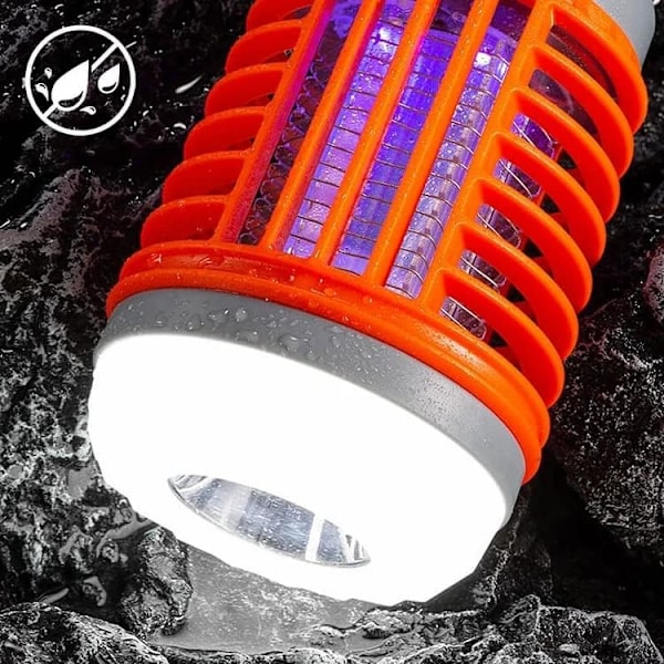 2024 Ny Udendørs Solcelle Myggebekæmper Lampe (1 stk. Orange)