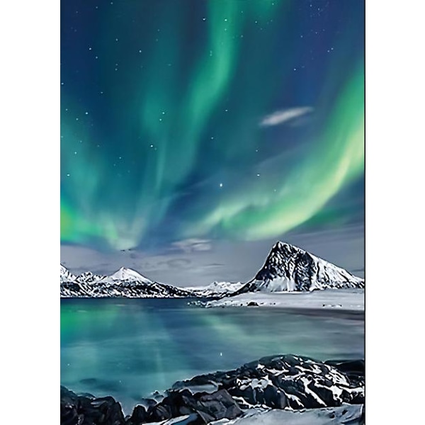 30x40 Cm 5d Fuld Diy Diamant Maleri, Simpel Meteorregn Maleri Diy Diamant Rhinestone Lærred Korssting Maleri Efter Nummer Til