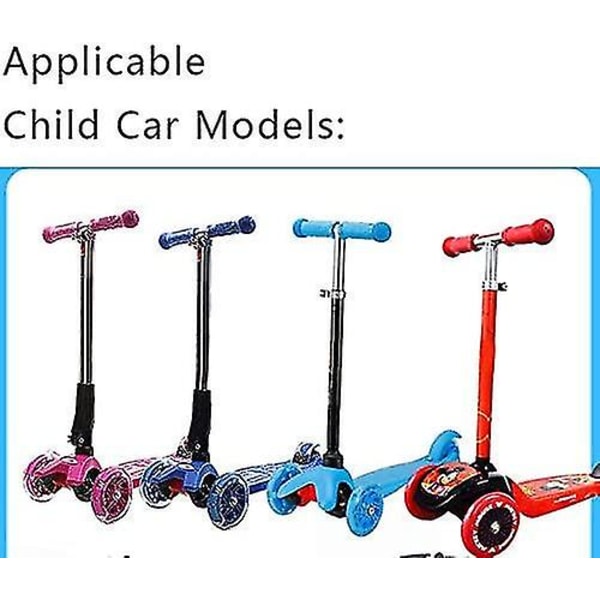 Par gummigreb til styr til Mini eller Maxi Micro Scooter - Sort