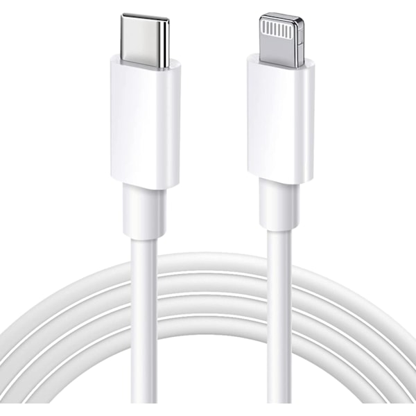 USB-C til Lightning Datakabel 2 Meter Type C Oplader Hurtig Opladningskabel Kompatibel med iPhone 14/14 Pro/13/13 Pro/12/12 Pro/iPad MFi Certificeret