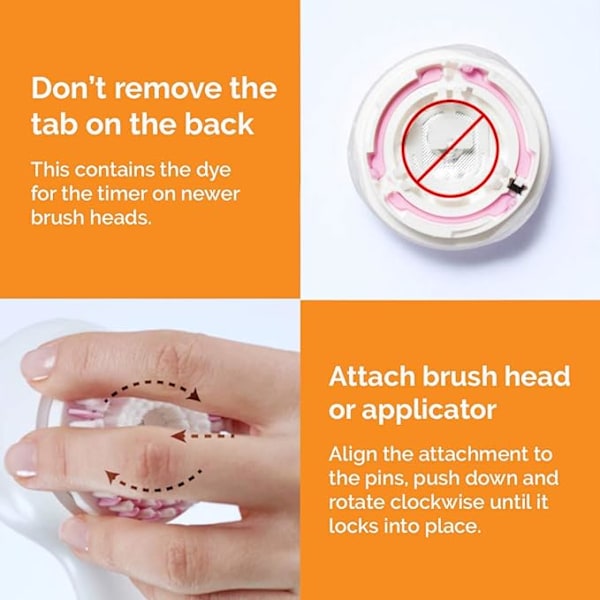 Ersättningsborste för ansiktsrengöring kompatibel med Clarisonic borsthuvud clarisonic mia2/fit/aria/smart