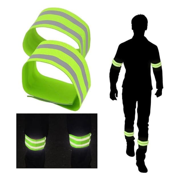Reflexband - Kardborre med Reflex - Universal Gul yellow