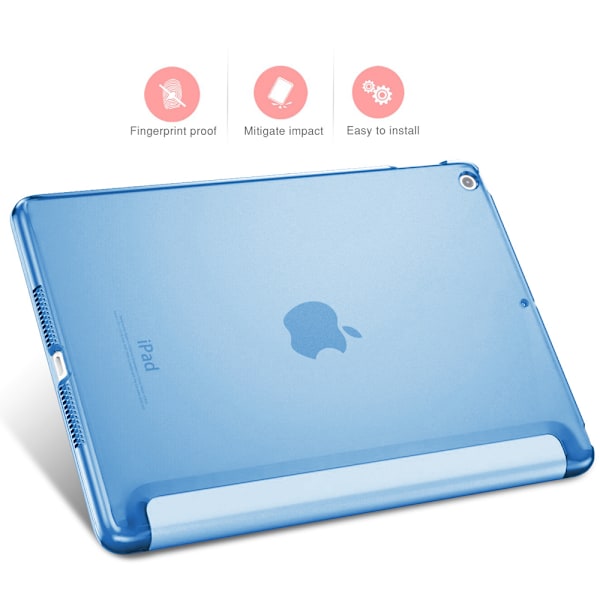 Kotelo - Ohut Kevyt Älykäs Kotelo Kirkkaalla Himmeällä Takakannella ja Automaattisella Herätys/Lepotilatoiminnolla - Sininen, iPad 10.9 (2022)【mo】