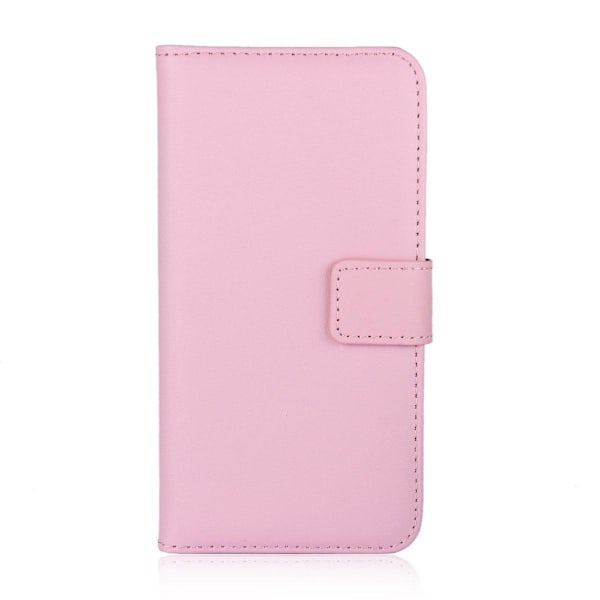 Samsung S20 - Plånboksfodral I Äkta Läder - Ljusrosa LightPink Ljus Rosa