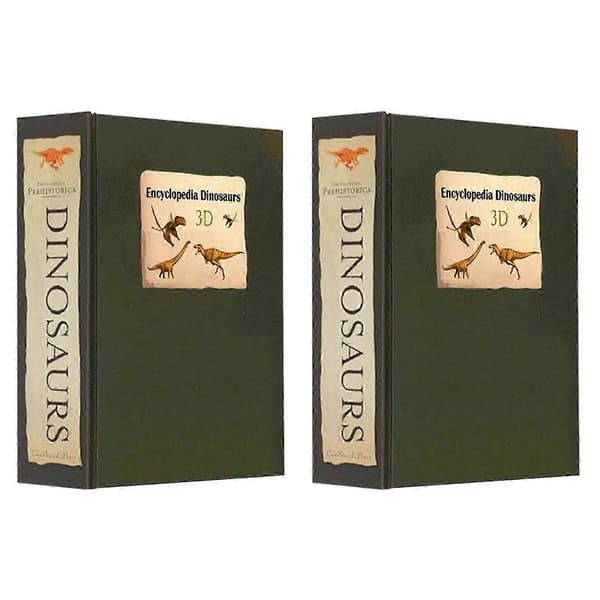 3D Dinosaurleksikon, Morsomt Dinosaurleksikon 3D Bildebok, Bursdagsgave til Barn