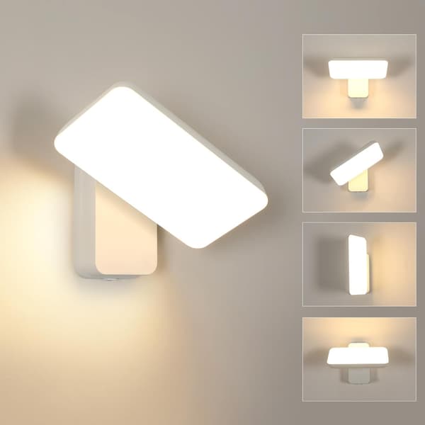 IP65 Utendørs Vegglampe 16W, Roterbar 350° Moderne LED Utelampe
