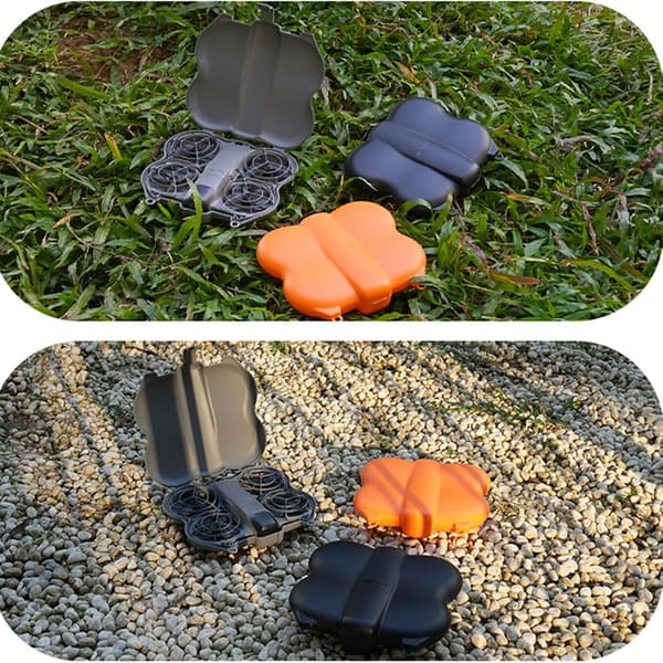 Plastskyddsväska/drönarskyddsfodral NEO 2 kompakt bärbart drönartillbehör, lättvikt, grå. gray