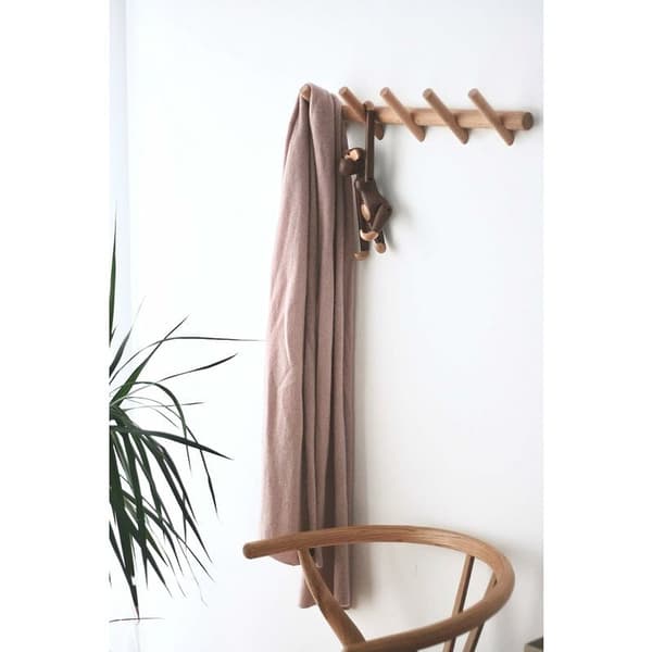 Set med 2 runda macramé-väggspeglar med fransar